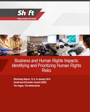 Business and Human Rights Impacts: Identifying and Prioritizing Human Rights Risks