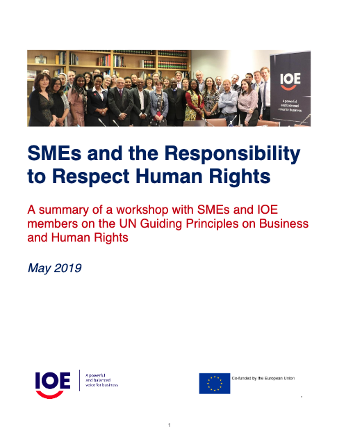 SMEs and the Responsibility to Respect Human Rights