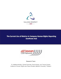 The Current Use of Metrics in Company Human Rights Reporting in Southeast Asia