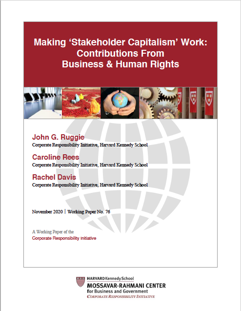 Making ‘Stakeholder Capitalism’ Work: Contributions from Business & Human Rights