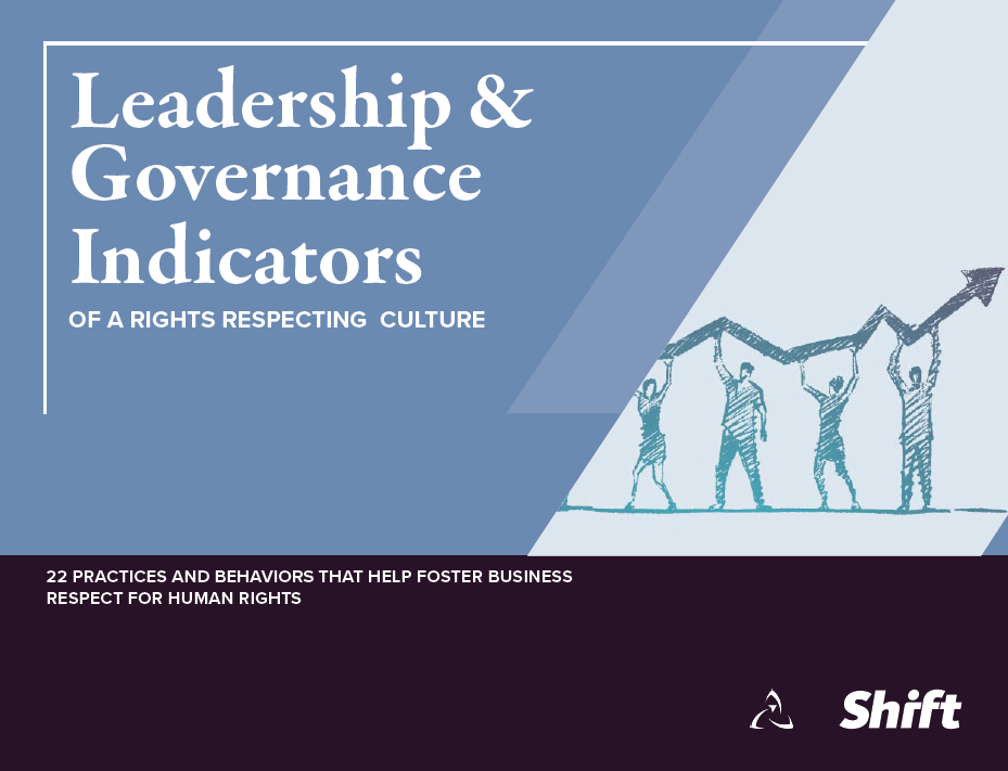 Leadership and Governance Indicators of a Rights Respecting Culture