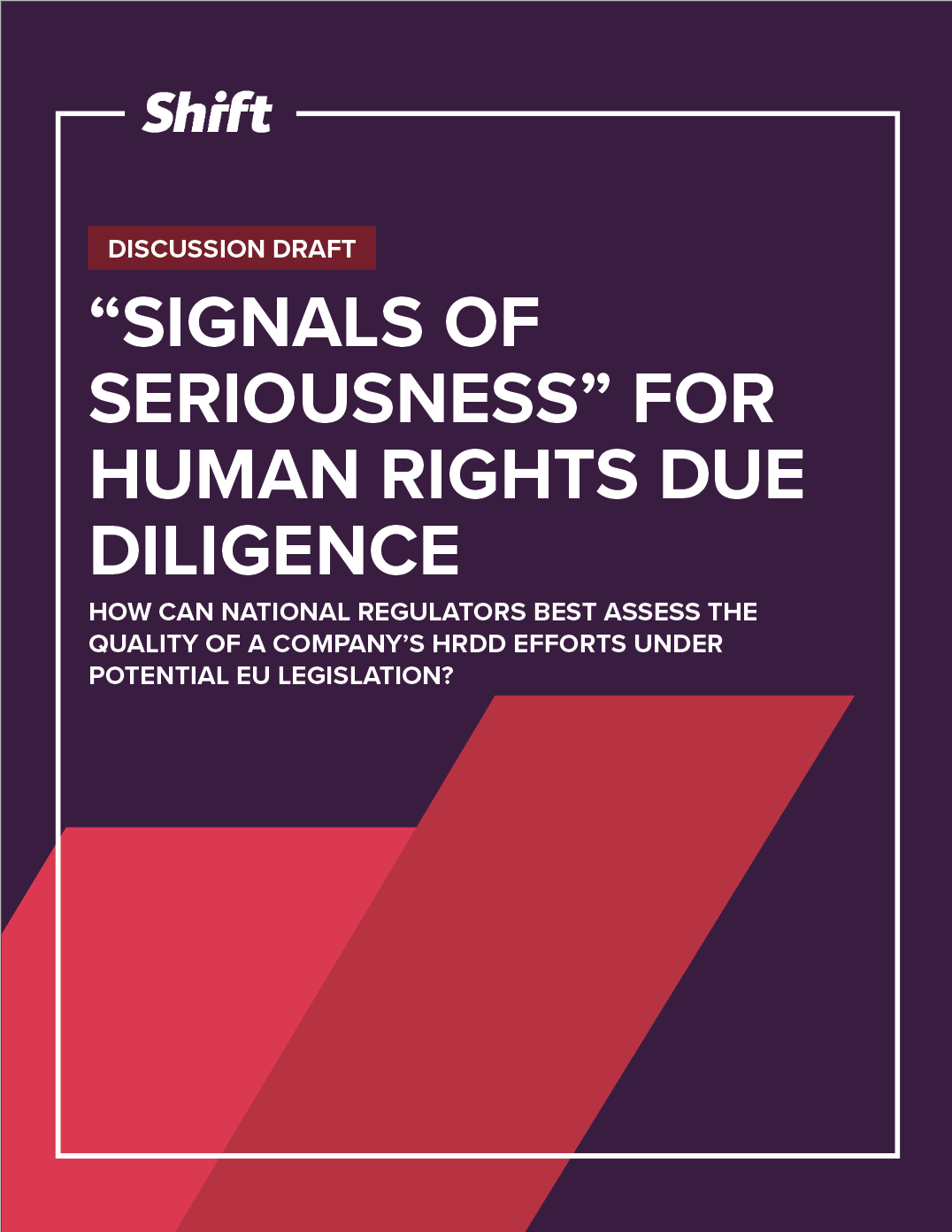“Signals of Seriousness” for Human Rights Due Diligence